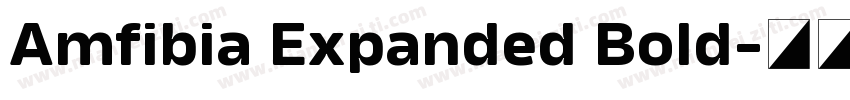 Amfibia Expanded Bold字体转换